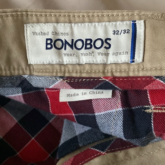 Bonobos khaki pants in great used condition size 32 / 32 - Picture 3 of 3